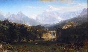 Albert Bierstadt The Rocky Mountains, Lander's Peak oil painting artist